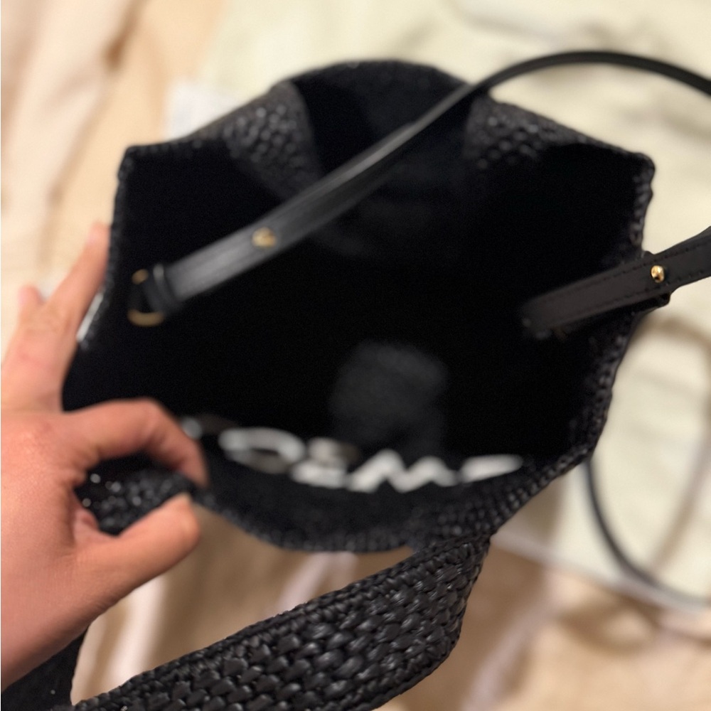 Loewe Black Woven Tote Bag - Picture 4 of 5